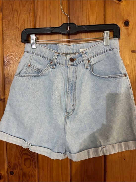 Levi's Pants - Levi's Light Blue High-Rise Rolled Hem Denim Shorts 954 shorts size 9